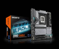 لوحة أم Gigabyte Z890 EAGLE – مقبس LGA1851 – دعم DDR5 – أربع فتحات M.2 – شبكة 2.5GbE – بحجم ATX