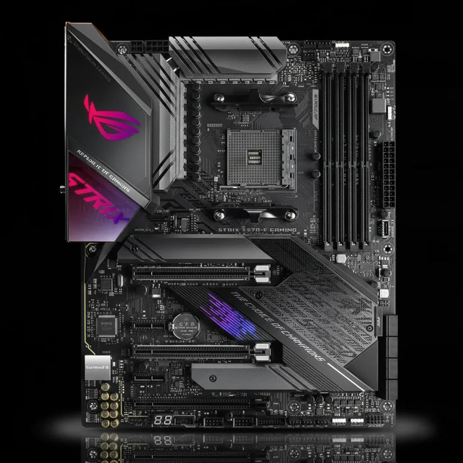لوحة أم ASUS ROG STRIX X570-E GAMING – مقبس AM4 – دعم DDR4 – PCIe 4.0 – WiFi – بحجم ATX
