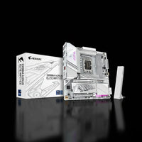 Gigabyte Z890M AORUS ELITE WIFI7 ICE Motherboard – LGA1851 – DDR5 – PCIe 5.0 – Bluetooth – ATX