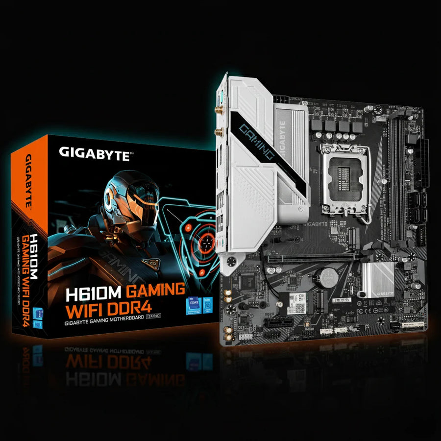لوحة أم  H610M Gaming WiFi DDR4 mATX بمقبس LGA1700