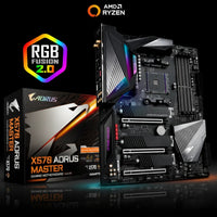 لوحة أم Gigabyte X570 AORUS MASTER – مقبس AM4 – دعم DDR4 – PCIe 4.0 – WiFi – بحجم ATX