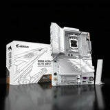 لوحة أم Gigabyte B850 AORUS ELITE WIFI7 ICE – مقبس AM5 – دعم DDR5 – شبكة 2.5GbE – بلوتوث – بحجم ATX