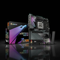لوحة أم Gigabyte X870E AORUS MASTER – مقبس AM5 – دعم DDR5 – WiFi 7 – شبكة 5GbE – بحجم ATX