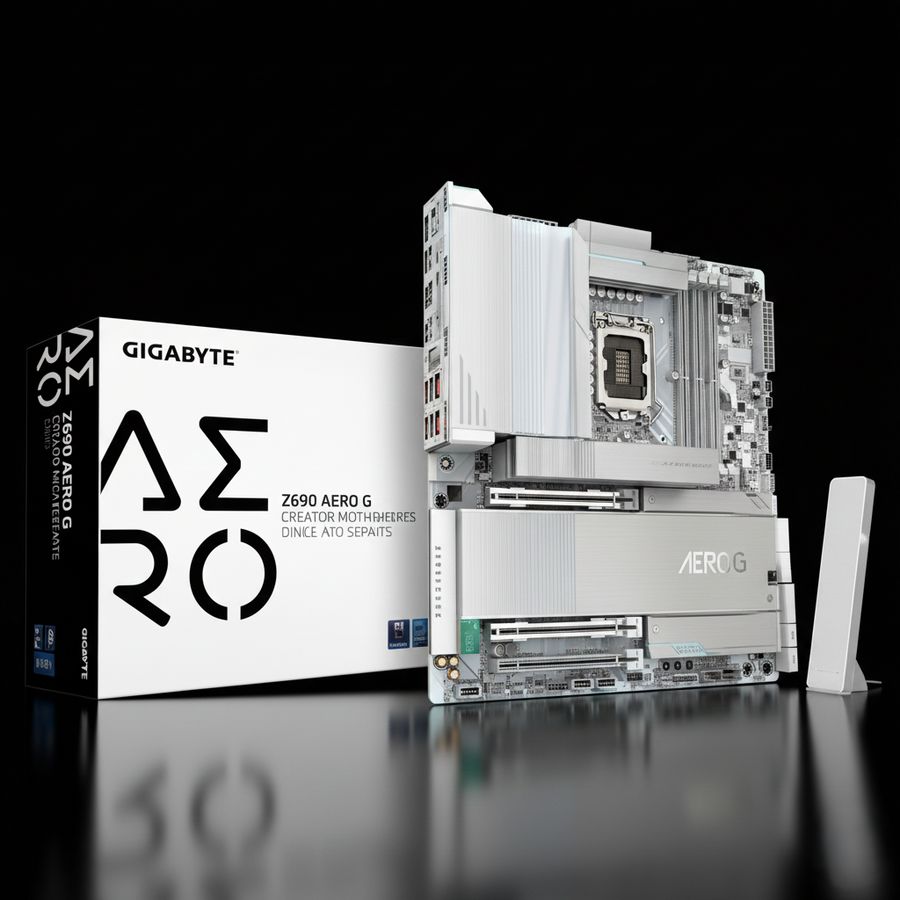 Gigabyte Z890 AERO D Motherboard – Dual 10Gb LAN – WiFi 7 – DDR5 – LGA 1851 – ATX