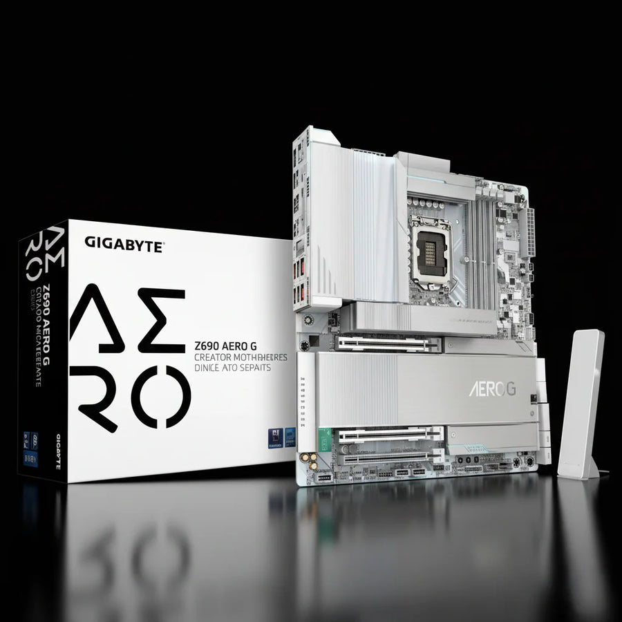 لوحة أم Gigabyte Z890 AERO D – دعم DDR5 – منفذي 10Gb LAN – WiFi 7 – مقبس LGA1851 – بحجم ATX