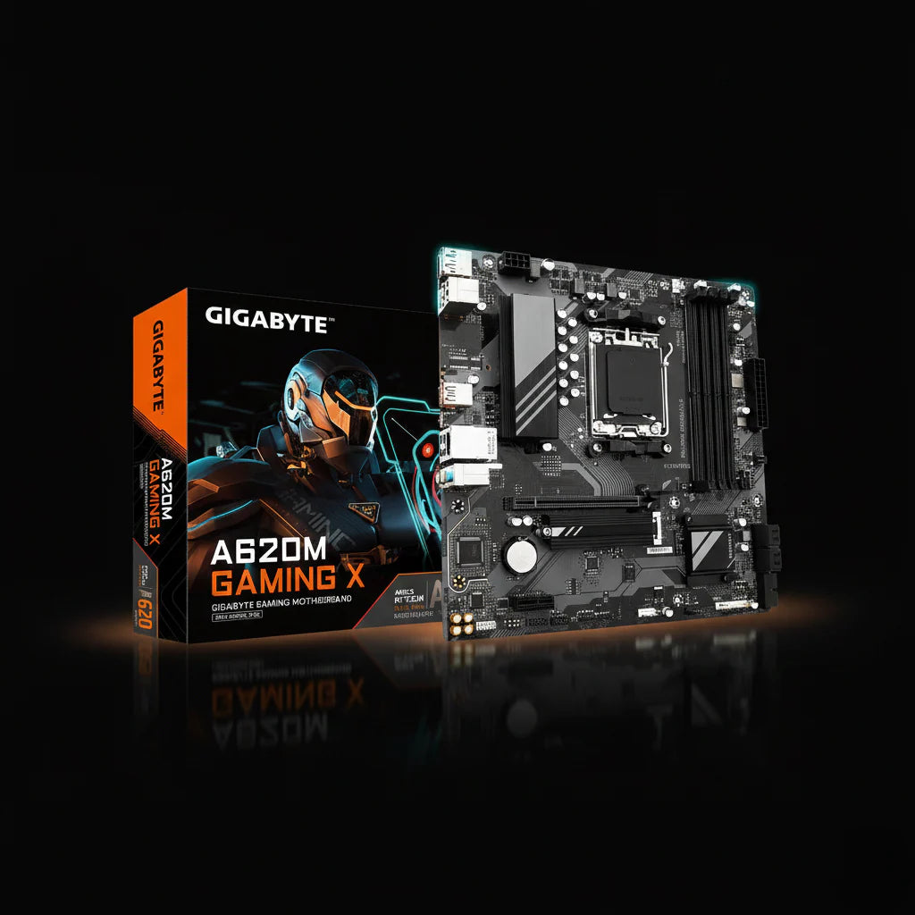لوحة أم GIGABYTE A620M Gaming X DDR5 mATX بمقبس AM5