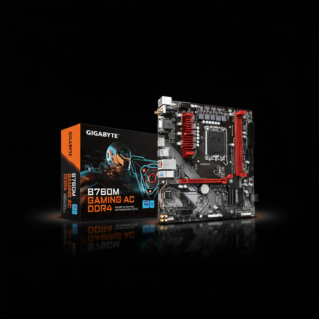 GIGABYTE B760M Gaming DDR4 mATX Motherboard – LGA1700, Intel 12th/13th Gen (Rev. 1.1)