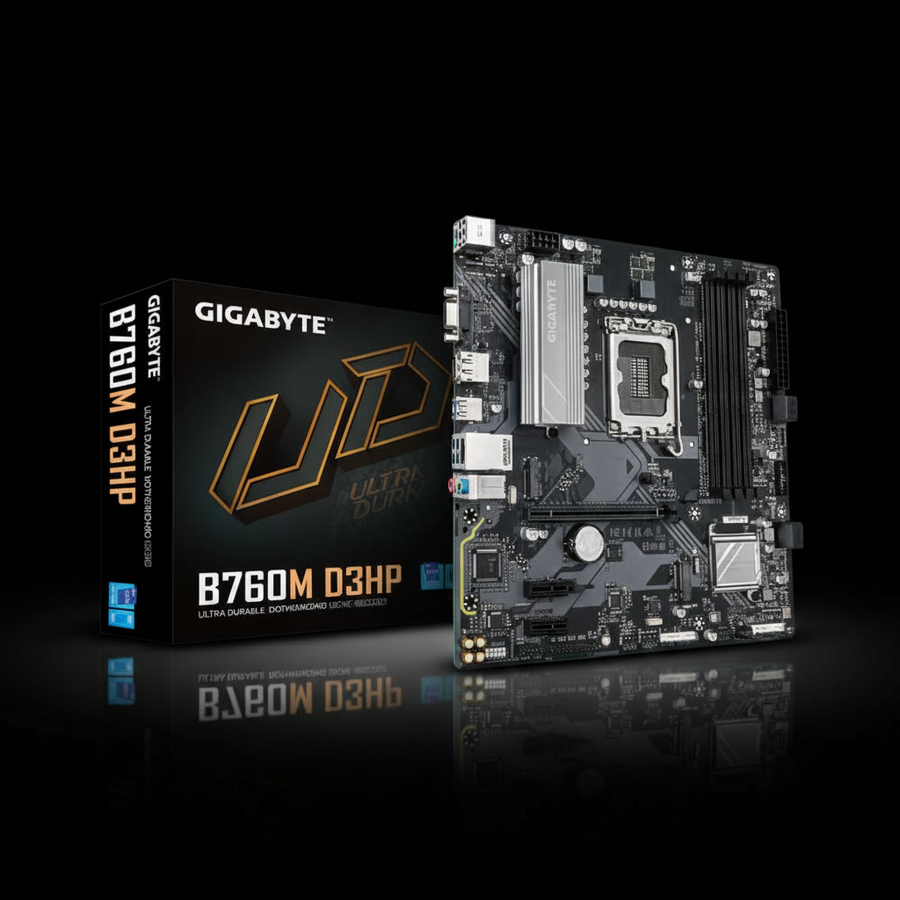 GIGABYTE B760M D3HP DDR5 mATX Motherboard – LGA1700, Intel 12th/13th Gen