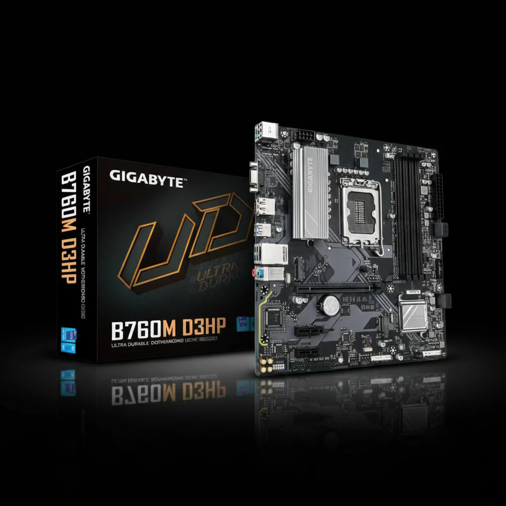 لوحة أم GIGABYTE B760M D3HP DDR5 mATX بمقبس LGA1700