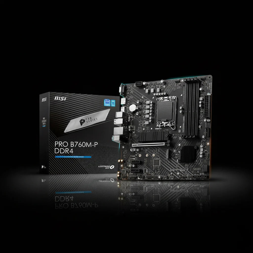 لوحة أم MSI PRO B760M-E DDR5 mATX بمقبس LGA1700