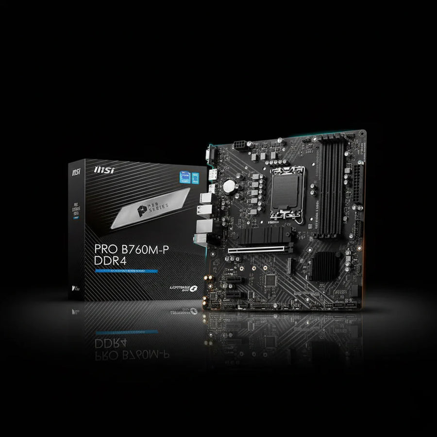 لوحة أم MSI PRO B760M-E DDR5 mATX بمقبس LGA1700
