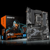 GIGABYTE B760 Gaming X DDR4 لوحة أم ATX تدعم معالجات Intel بمقبس LGA1700