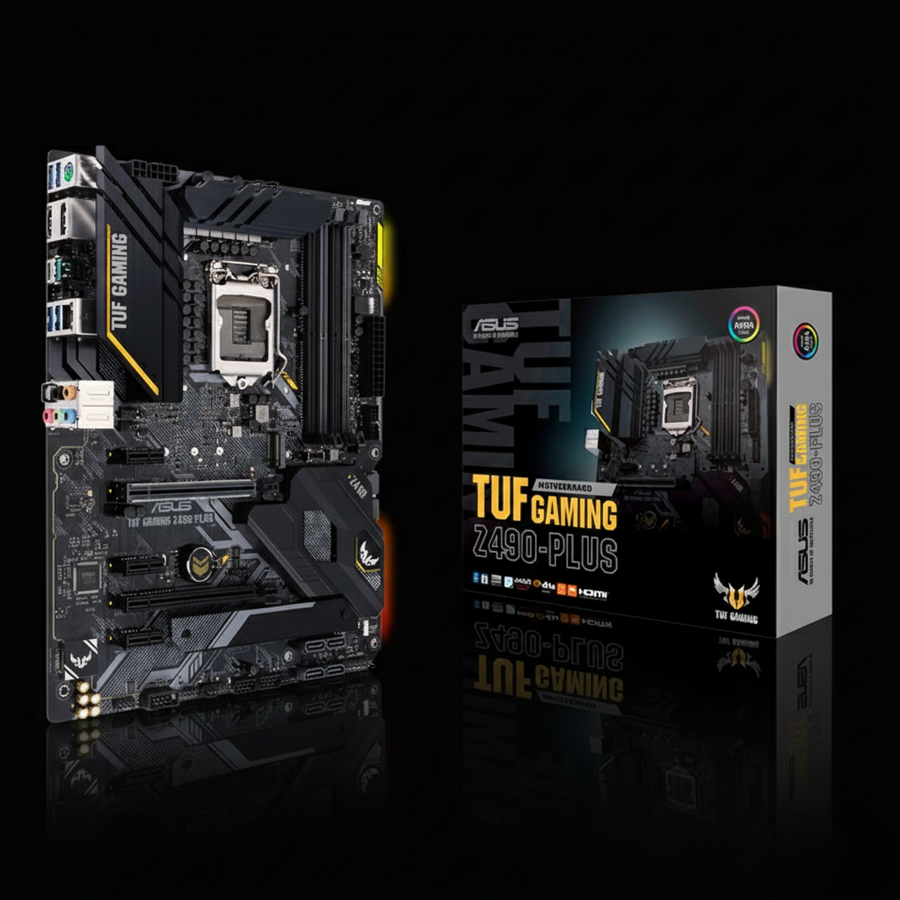 ASUS TUF Gaming Z490-PLUS (Wi-Fi) ATX LGA1200 Motherboard