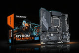 لوحة أم GIGABYTE B760M Gaming X AX DDR5 mATX بمقبس LGA1700 مع WiFi 6 وBluetooth – إصدار 1.1