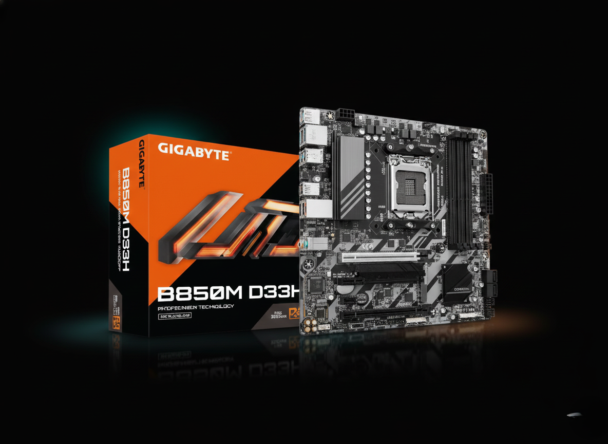 GIGABYTE B850M DS3H DDR5 mATX Motherboard – AM5, 2.5GbE LAN