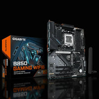 لوحة أم Gigabyte B850 GAMING WIFI6 – مقبس AM5 – دعم DDR5 – شبكة 2.5GbE – بلوتوث – بحجم ATX