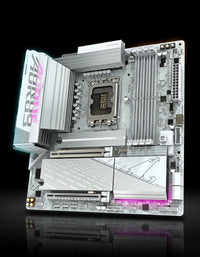 Gigabyte B860M AORUS ELITE WIFI6E ICE Motherboard – LGA1851 – DDR5 – 2.5GbE LAN – Micro-ATX