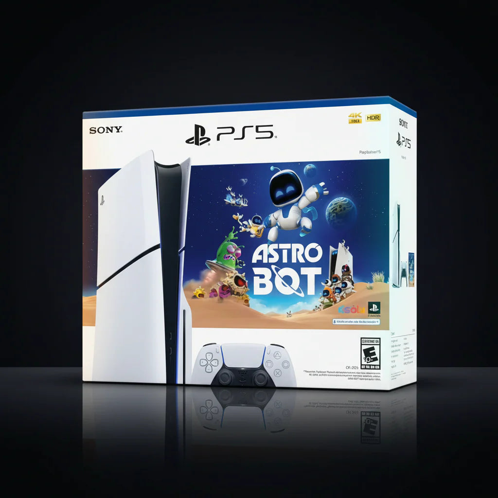 PlayStation 5 Slim 1TB نسخة الأقراص مع لعبة ASTRO BOT