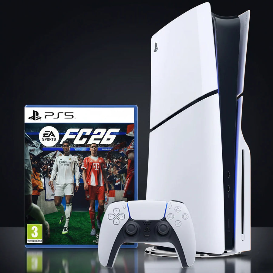 PlayStation 5 Slim نسخة الأقراص مع لعبة EA Sports FC 26