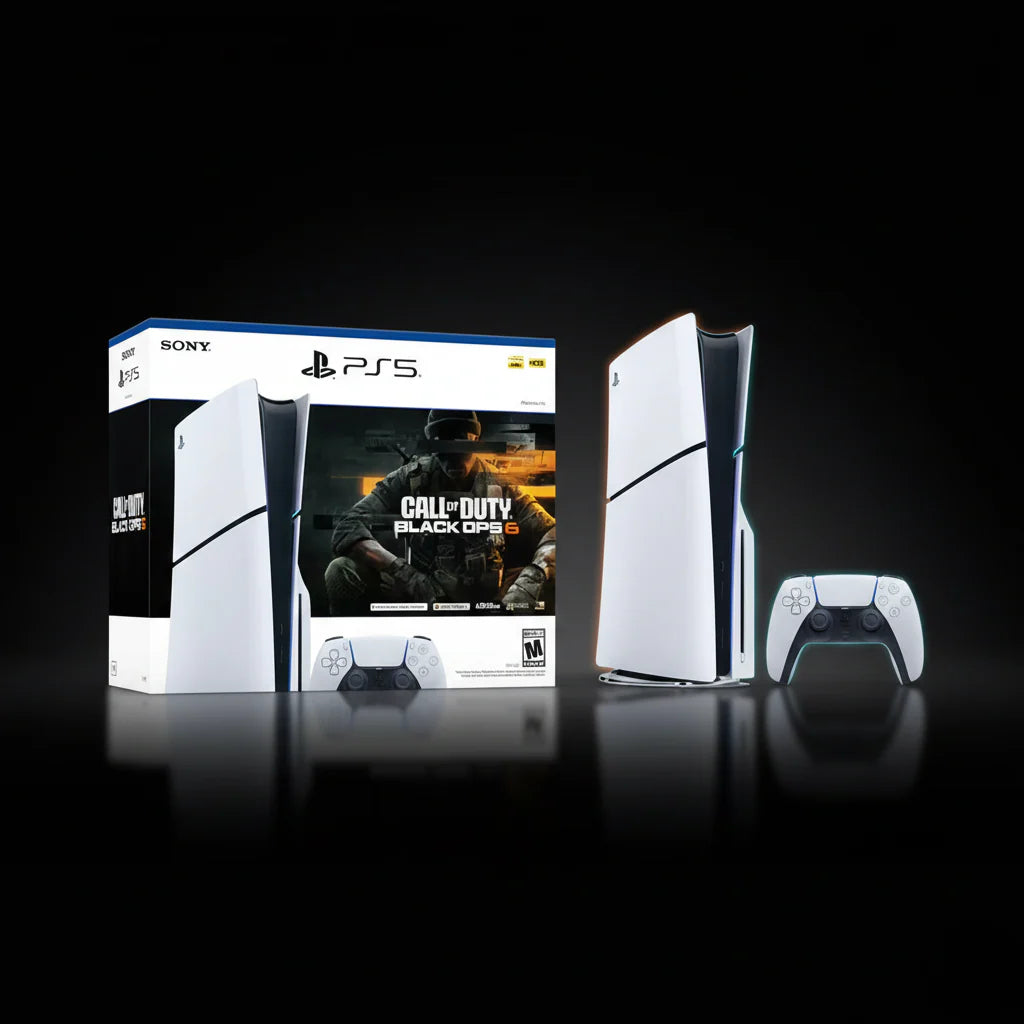 PlayStation 5 Slim نسخة الأقراص مع لعبة Call of Duty: Black Ops 6