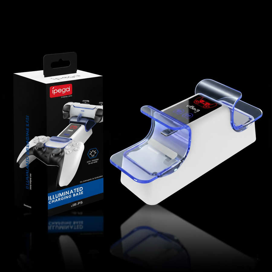 قاعدة شحن مزدوجة iPega ليدّات PS5 DualSense