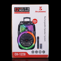 Crowns CH-1228 12" Rechargeable