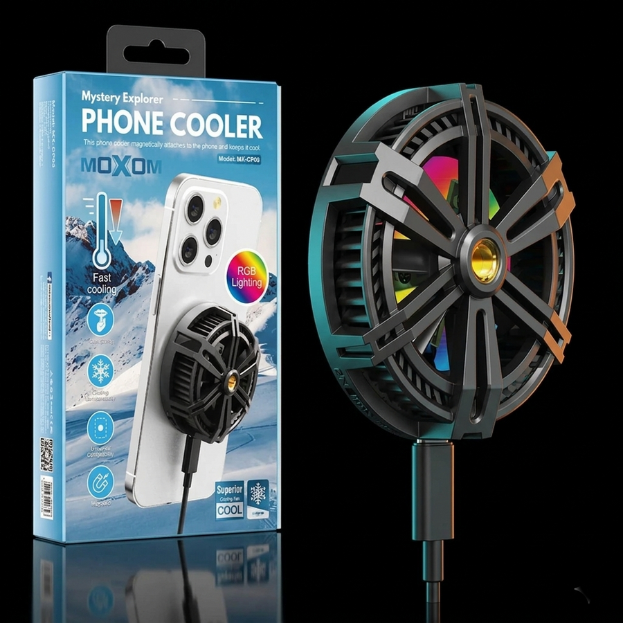 MX Phone Cooler RGB – Magnetic Cooling Fan
