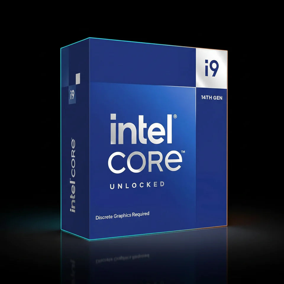معالج Intel Core i9-14900K إصدار Tray بعدد 24 نواة و32 خيط معالجة بتردد يصل إلى 6.0 جيجاهرتز – طاقة قصوى 253 واط – مقبس LGA1700 – معامل ضرب مفتوح – مزود برسوميات Intel UHD 770