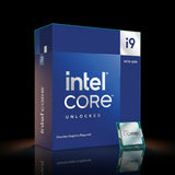 معالج Intel Core i9-14900KF إصدار Tray بعدد 24 نواة و32 خيط معالجة بتردد يصل إلى 6.0 جيجاهرتز – طاقة قصوى 253 واط – مقبس LGA1700 – معامل ضرب مفتوح – بدون رسومات مدمجة