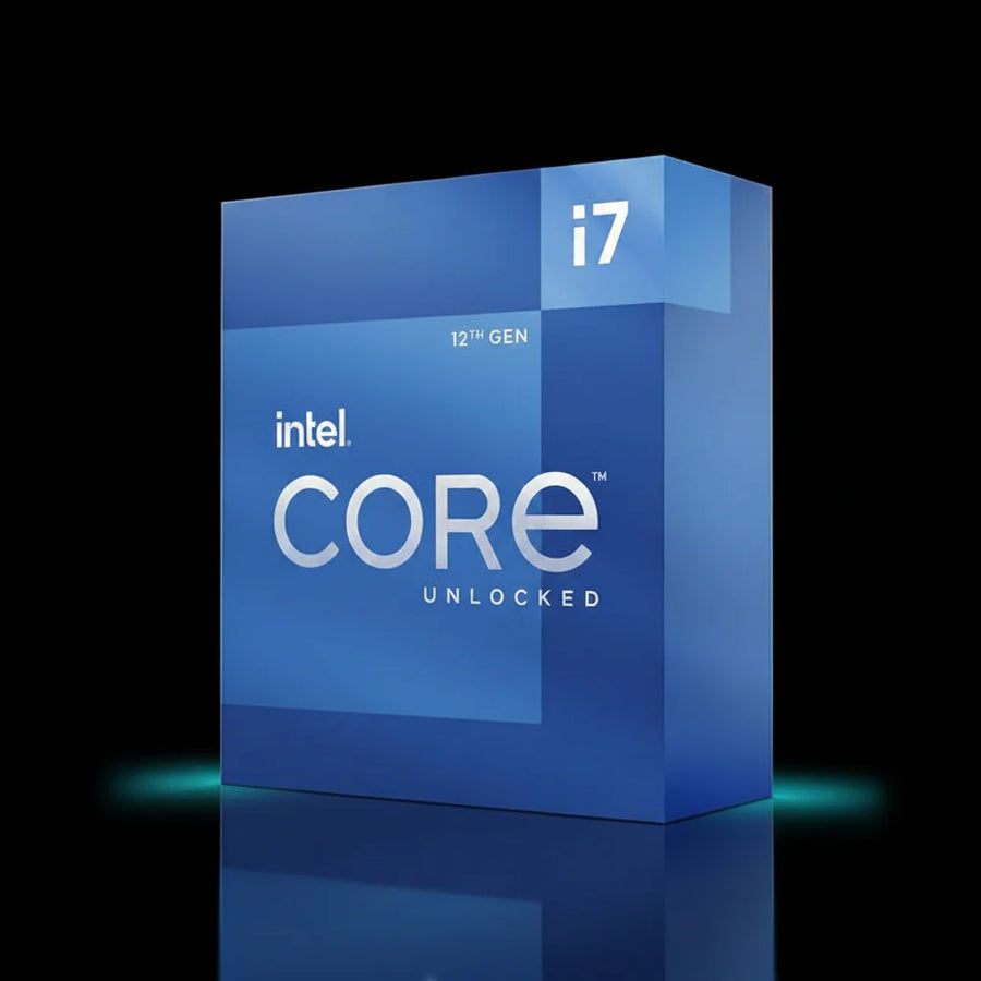 معالج Intel Core i7-12700K إصدار Tray بعدد 12 نواة و20 خيط معالجة بتردد يصل إلى 5.0 جيجاهرتز – مقبس LGA1700 – معامل ضرب مفتوح