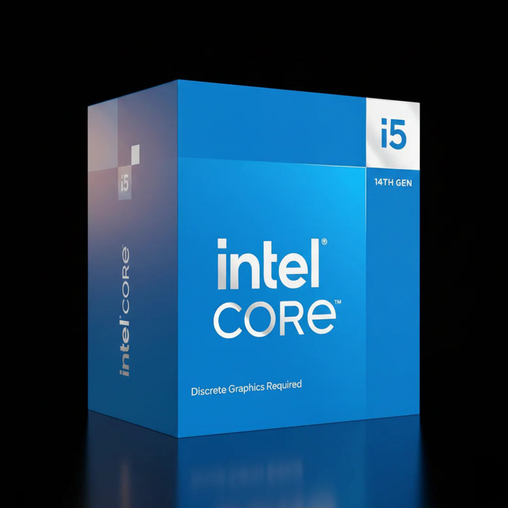 معالج Intel Core i5-14400F إصدار Tray بعدد 10 أنوية و16 خيط معالجة بتردد يصل إلى 4.7 جيجاهرتز – استهلاك طاقة 65 واط – مقبس LGA1700 – بدون رسومات مدمجة