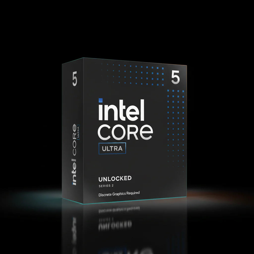 معالج Intel Core Ultra 5 245KF إصدار Tray بعدد 14 نواة و20 خيط معالجة بتردد يصل إلى 5.2 جيجاهرتز – مزود بوحدة NPU – مقبس LGA1851 – معامل ضرب مفتوح – بدون رسومات مدمجة