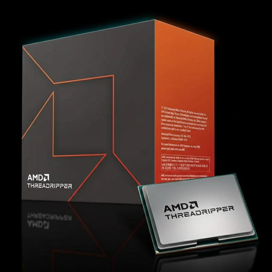 معالج AMD Ryzen Threadripper 7960X بعدد 24 نواة و48 خيط معالجة بتردد يصل إلى 5.3 جيجاهرتز – معمارية Zen 4 – مقبس sTR5