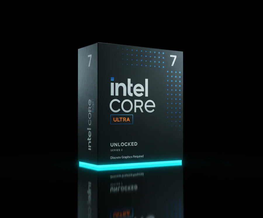معالج Intel Core Ultra 7 265KF بعدد 20 نواة و28 خيط معالجة بتردد يصل إلى 5.5 جيجاهرتز – مقبس LGA1851 – معامل ضرب مفتوح – بدون معالج رسومات مدمج