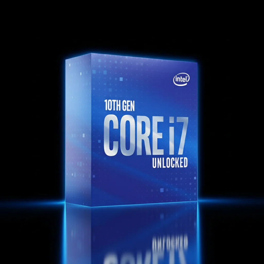 معالج Intel Core i7-10700K بعدد 8 أنوية و16 خيط معالجة بتردد يصل إلى 5.1 جيجاهرتز – إصدار مفتوح (Unlocked) – مقبس LGA1200