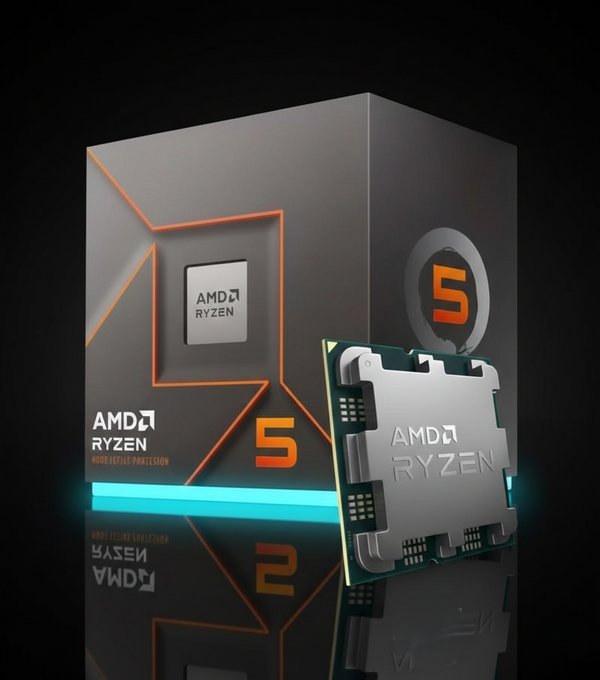 AMD Ryzen 5 8700F 8-Core 16-Thread Processor (Up to 5.0GHz, Zen 4, AM5)