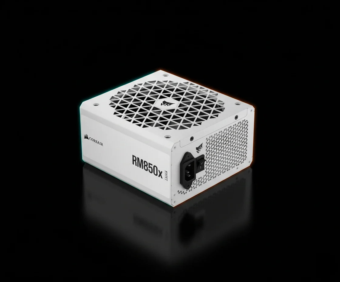 Corsair RM850x SHIFT 850W 80+ Gold Fully Modular ATX 3.1 PCIe 5.0 Power Supply – White