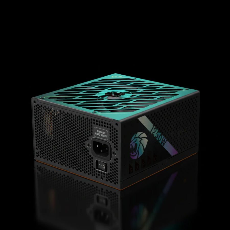 مزود طاقة GameMax GX PRO 1250G بقدرة 1250 واط 80+ جولد فل موديلر ATX 3.1 PCIe 5.1 – أسود