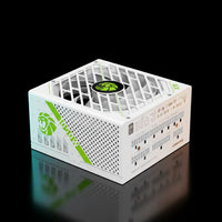 مزود طاقة GameMax بقدرة 1050 واط 80+ بلاتينيوم فل موديلر ATX 3.1 PCIe 5.1 – أبيض