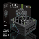 GameMax GX PRO 1050G 1050W 80+ Gold Fully Modular ATX 3.1 PCIe 5.1 Power Supply