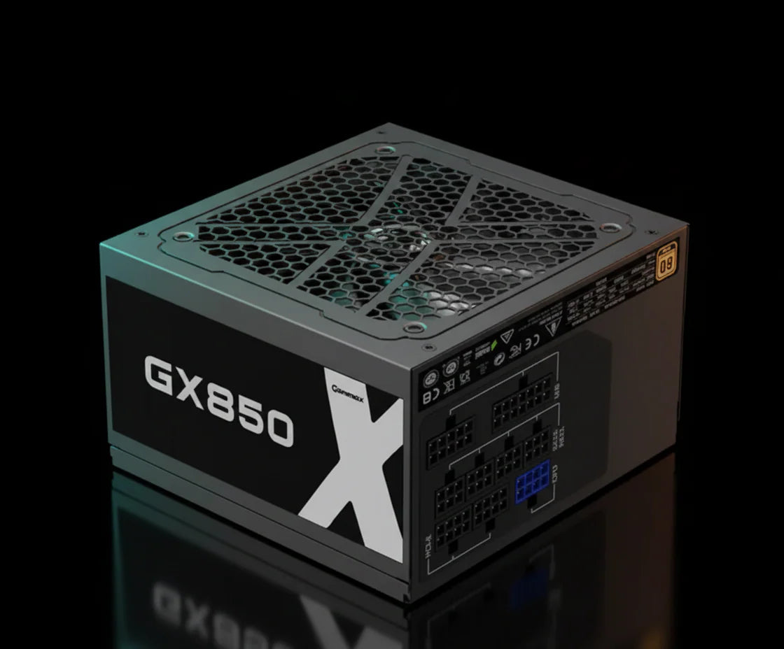 مزود طاقة GameMax GX-850 بقدرة 850 واط فل موديلر 80+ جولد ATX