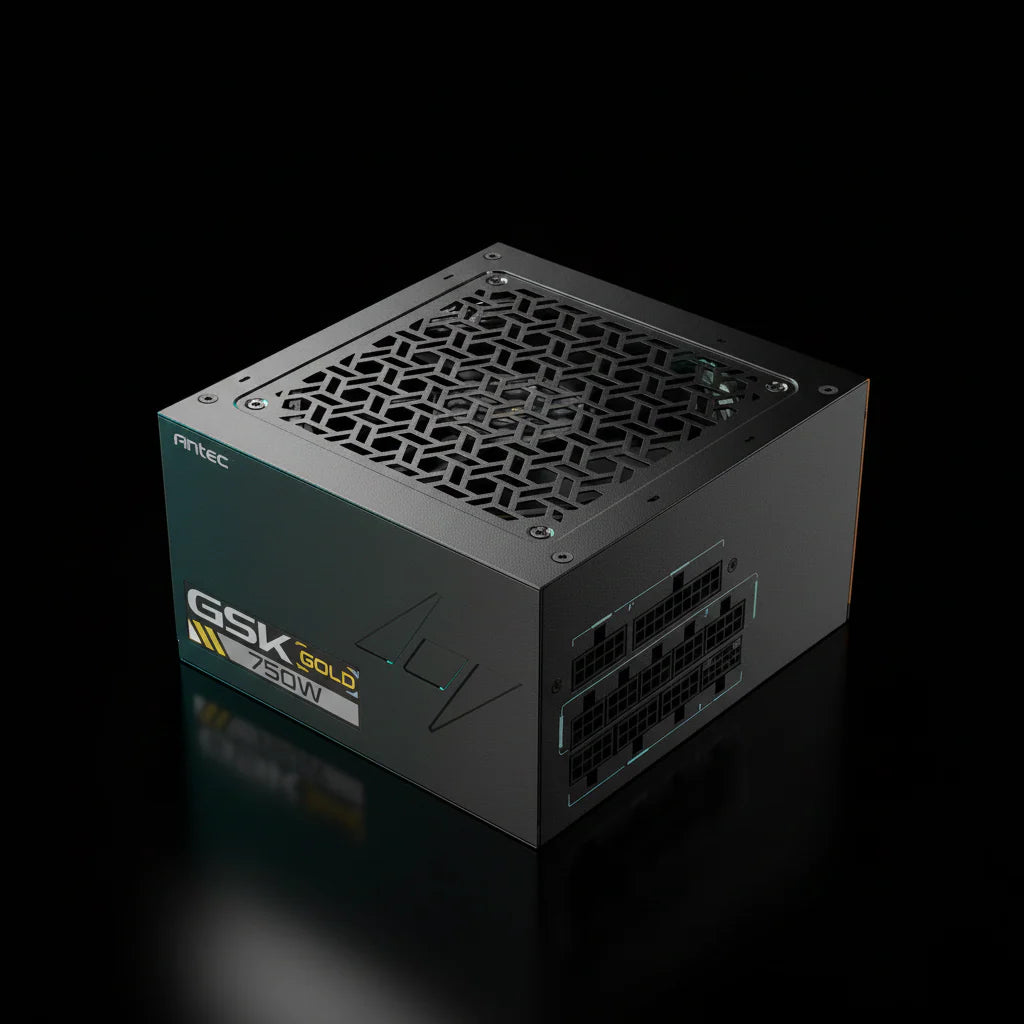 مزود طاقة Antec GSK 750 واط ATX 3.1 فل موديلر 80+ جولد