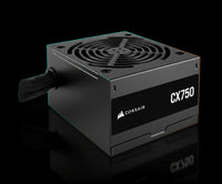 مزود طاقة Corsair CX750 بقدرة 750 واط – ATX – شهادة 80+ Bronze – غير معياري (Non-Modular)