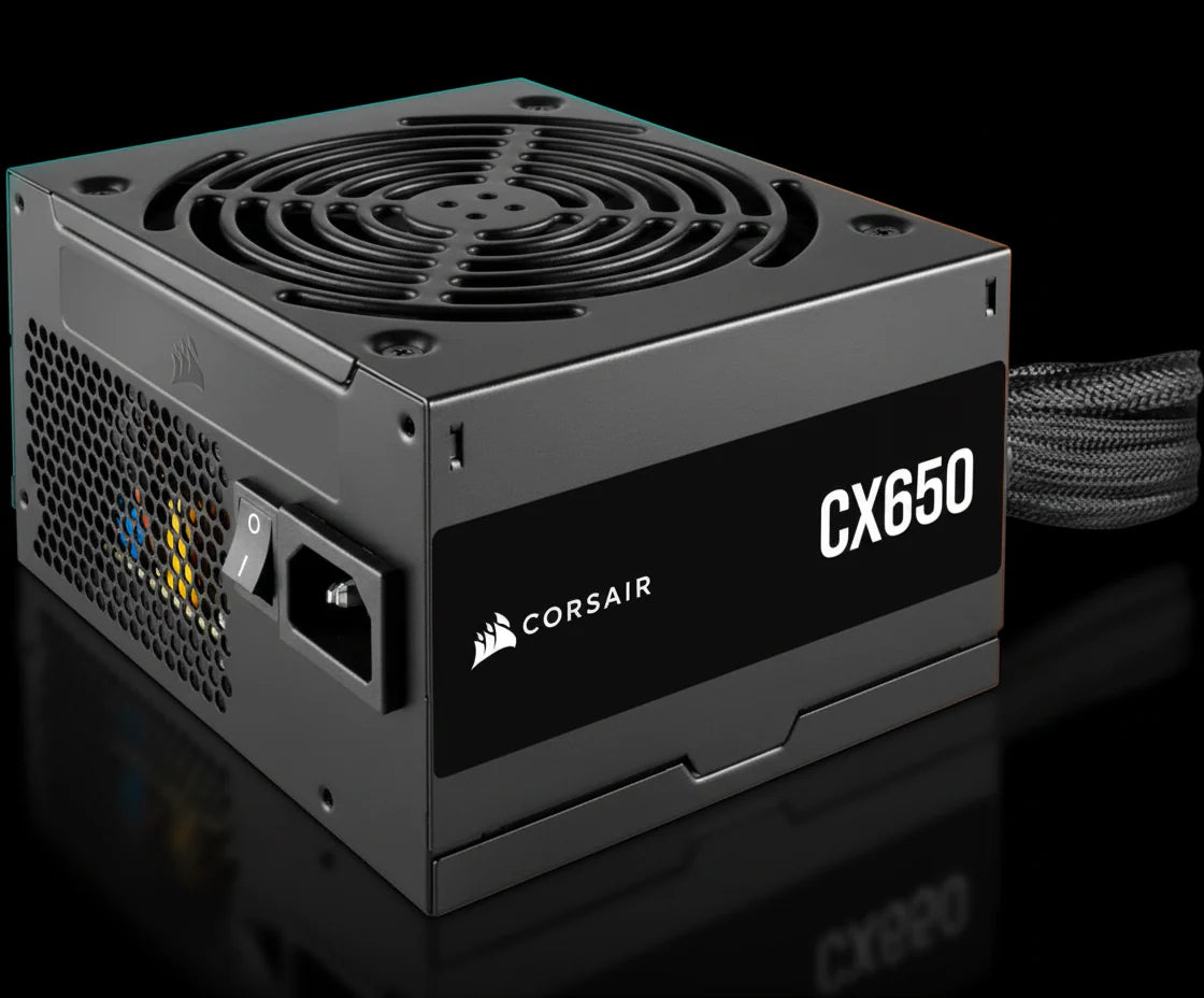 مزود طاقة Corsair CX650 بقدرة 650 واط – ATX – شهادة 80+ Bronze – غير معياري (Non-Modular)