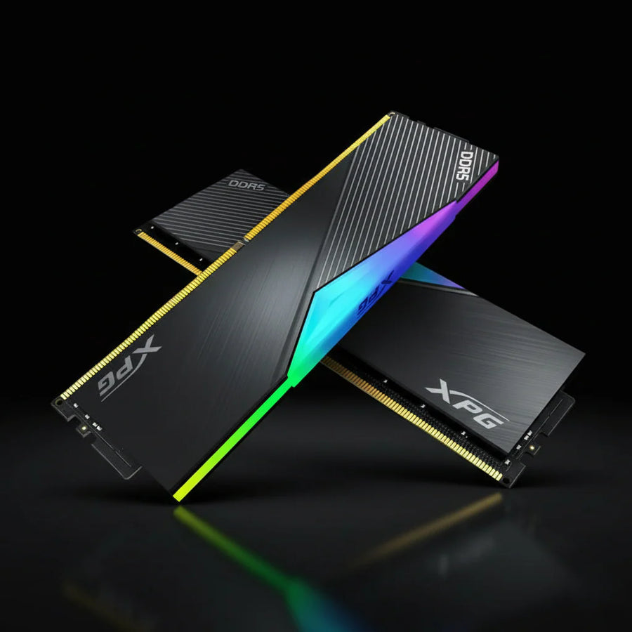 ذاكرة ADATA XPG LANCER RGB بسعة 32 جيجابايت (2×16GB) DDR5 بتردد 5600 ميجاهرتز – توقيت CL38 