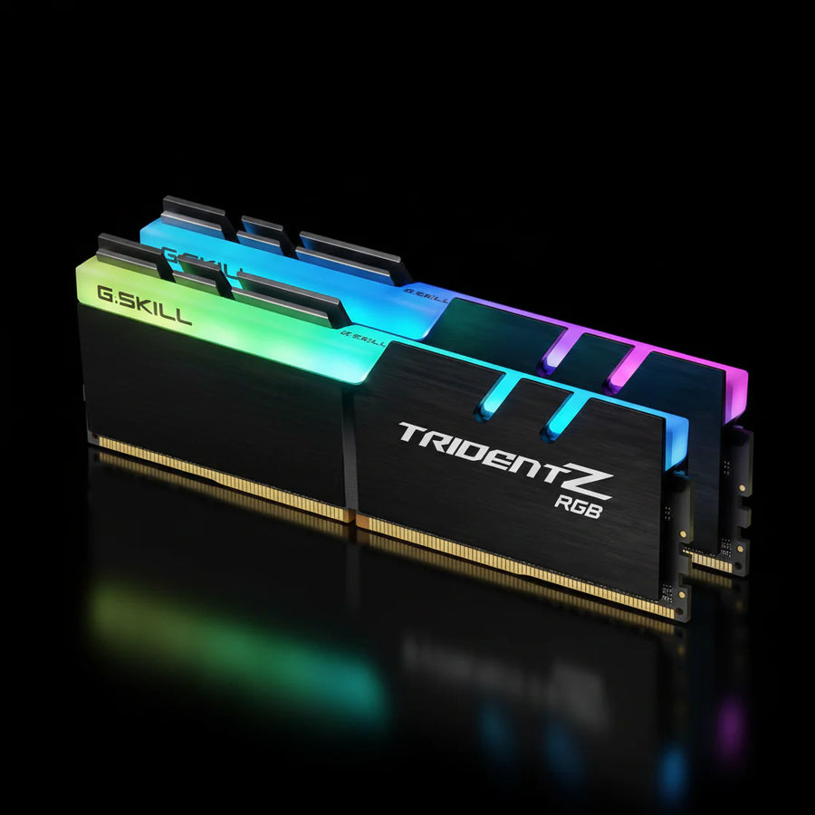 ذاكرة G.Skill Trident Z RGB بسعة 16 جيجابايت (2×8GB) DDR4 بتردد 3200 ميجاهرتز – توقيت CL16