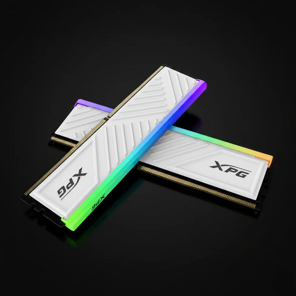 XPG SPECTRIX D35 RGB White 16GB (2x8GB) DDR4 3200MHz CL16 Desktop Memory Kit