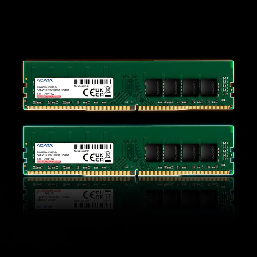 ذاكرة ADATA بسعة 16 جيجابايت (2×8GB) DDR4 بتردد 3200 ميجاهرتز – U-DIMM 