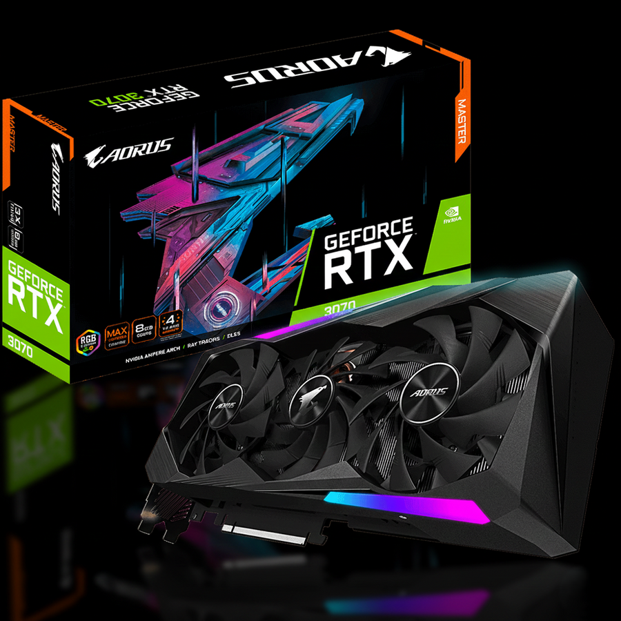 Gigabyte AORUS GeForce RTX 3070 MASTER 8GB GDDR6 Graphics Card
