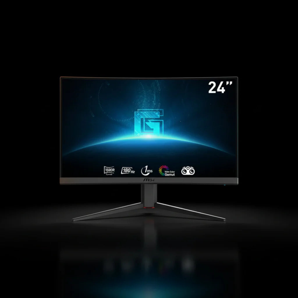 MSI G2422C شاشة ألعاب 24 بوصة منحنية FHD VA – 180 هرتز – 1 مللي ثانية